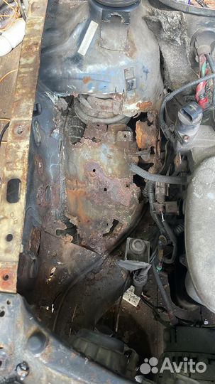 Переварка днища порогов