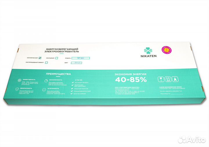 Керамический обогреватель NT 500 Nikaten