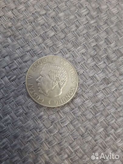 1 krona 1955г Швеция