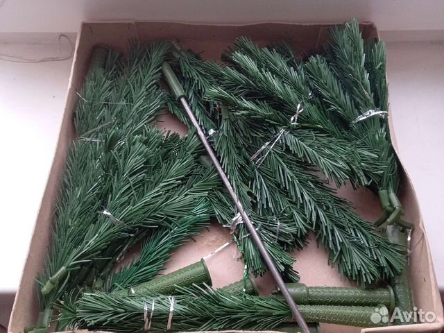 Елка искусственная бу+ новогод украшения