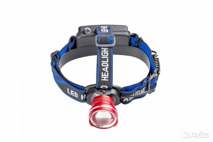 Налобный фонарь PRO-GH08 корпус красный, 1000Lm