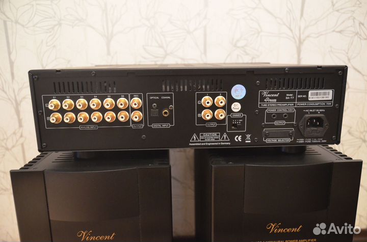 Vincent SA-T7 и SP-998 пред и моноблоки