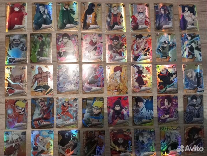 Коллекционные карточки Наруто