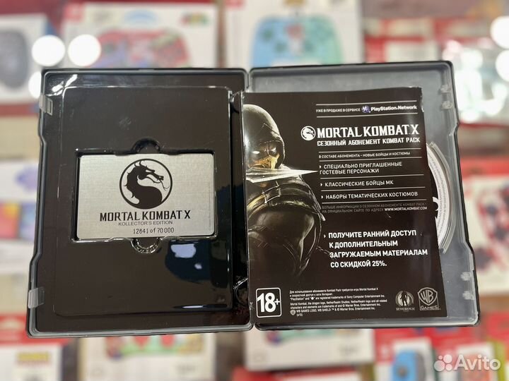 PS4 Mortal Kombat X Collector's Steelbook б/у