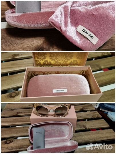 Очки MiuMiu-оригинал. Очки солнцезащитные разные