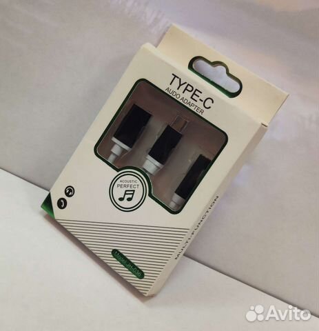 Переходник JH-036 Type-C to Type-C/AUX 3.5 mm