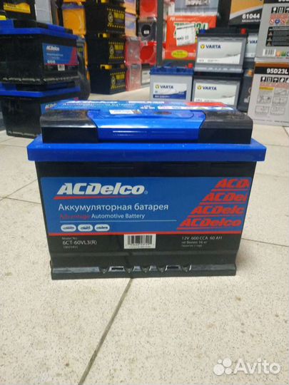 Аккумулятор AC Delco 62ач