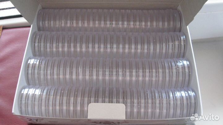 Капсулы для монет от 20,5 мм до 39 мм