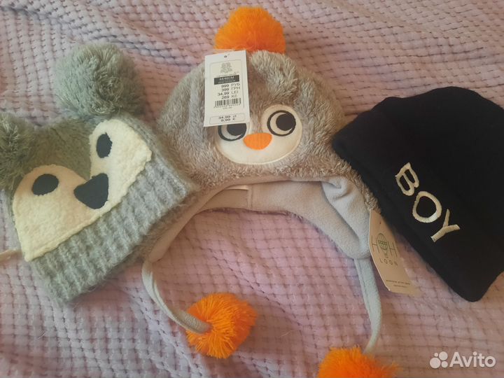 Головные уборы до года