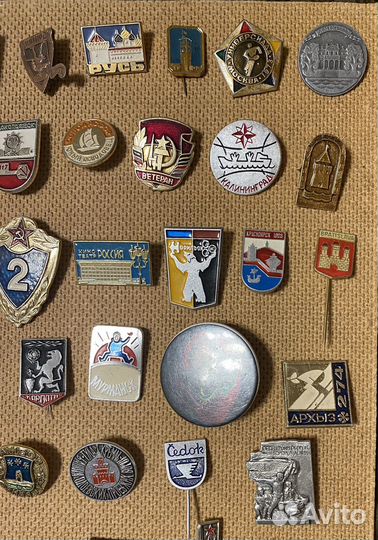 Значки СССР набор 13 (100 штук)