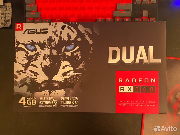 Видеокарта AMD RX 560 4GB Новая