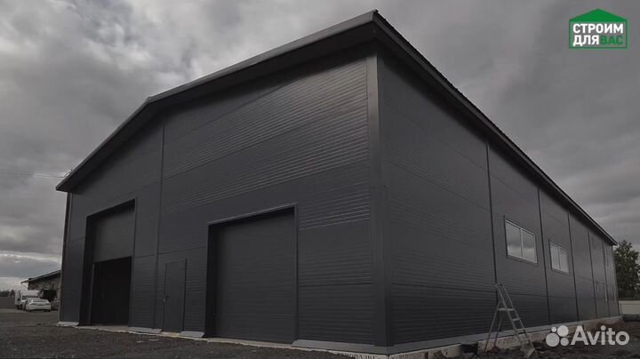 Быстровозводимые ангары из сэндвич панелей