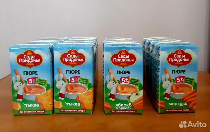 Детское фруктовое пюре