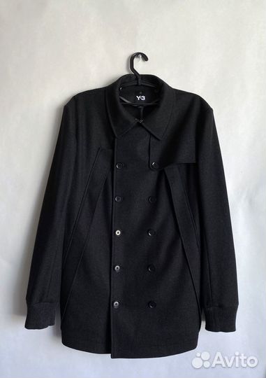 Шерстяное пальто Yohji Yamamoto Y-3