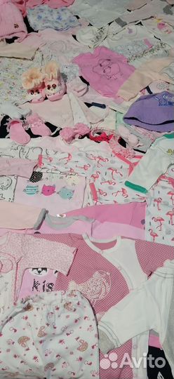 Вещи пакетом для девочки от рождения до 2х лет