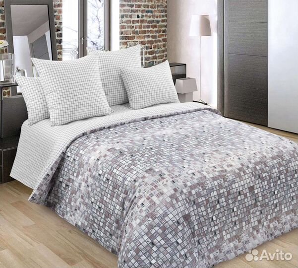 Белье постельное евро, наволочки 2шт 50х70