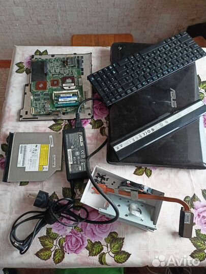 Ноутбук asus k52d по запчастям