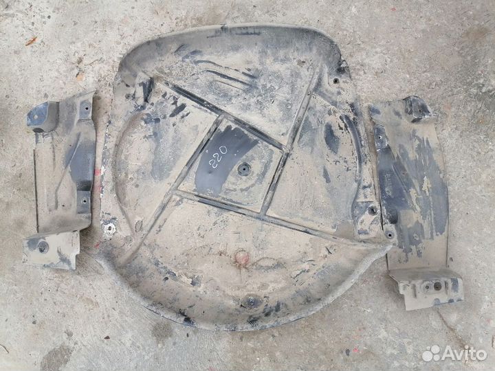 Защита поддона запасного колеса mercedes w220