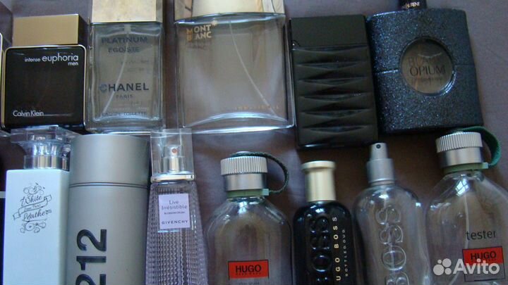 Пустые флаконы из под оригинального парфюма