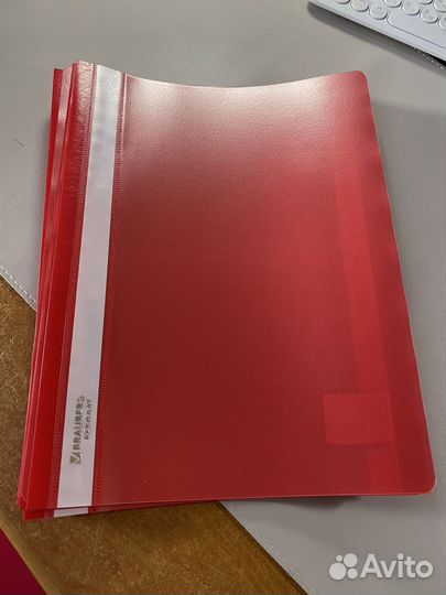 Папка скоросшиватель brauberg 17шт