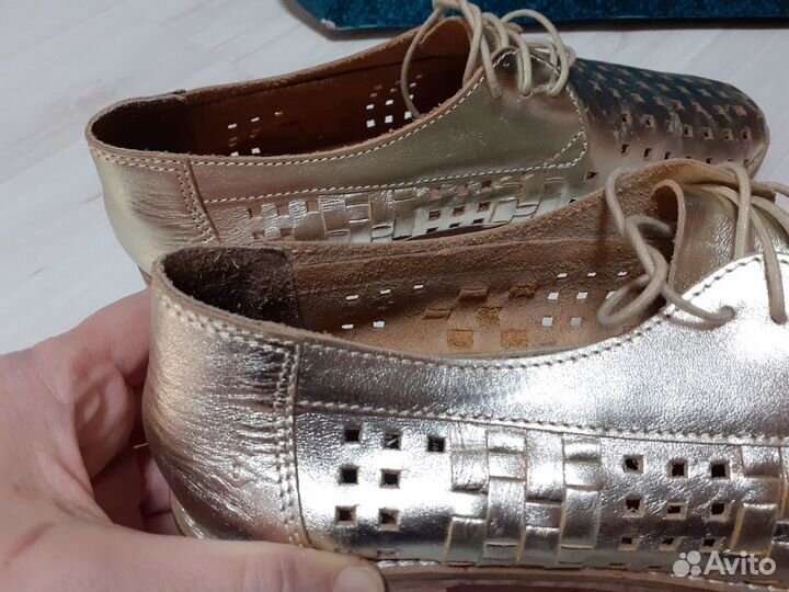 Туфли женские из кожи страуса EMU Australia р.41