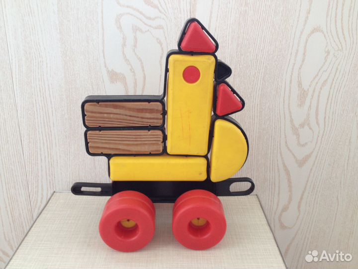 Игрушка Петушок разборная. Развивающая игра. СССР