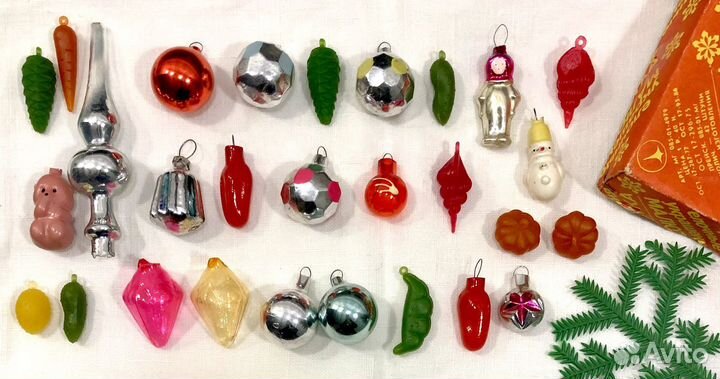 Елочные игрушки Малютка СССР