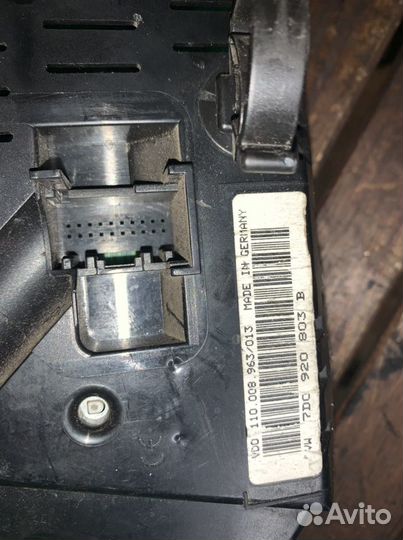 Панель приборов vw transporter t4