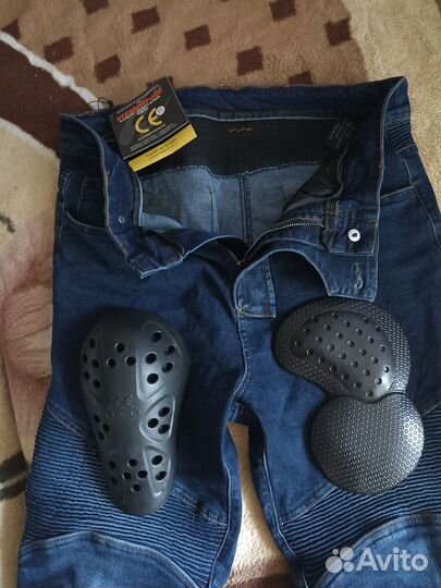 Мотоджинсы мужские