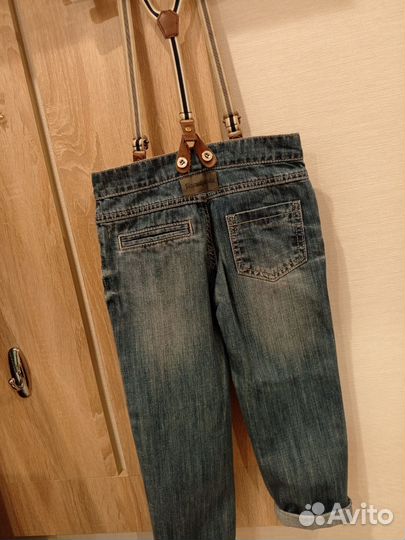 Джинсы детские стиляги 92-98 на подтяжкаж