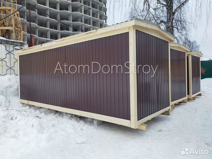 Бытовка вагончик из дерева