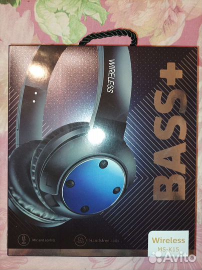 Беспроводные наушники складные новые