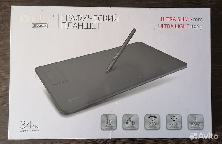 Графический планшет Intro gpx3010