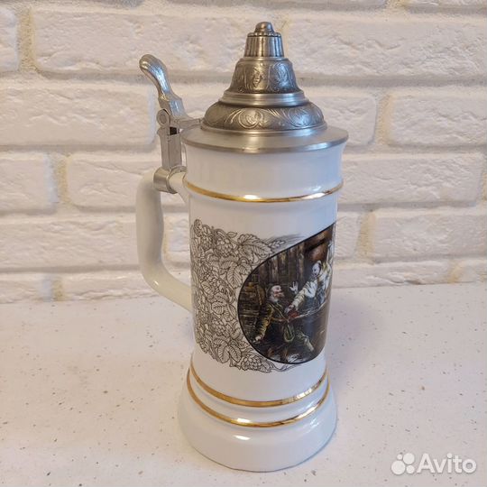 Пивная фарфоровая кружка, Германия