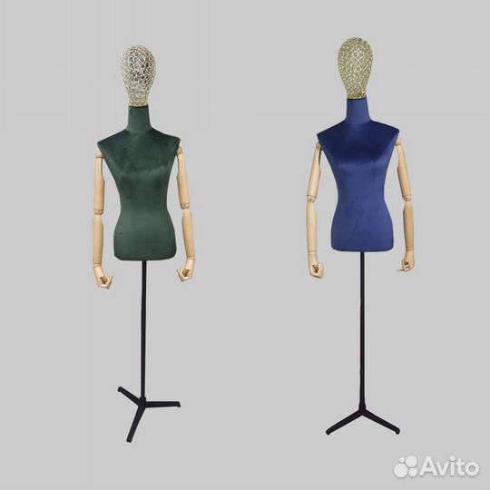 Манекен портной на треноге с головой (SS-K522)