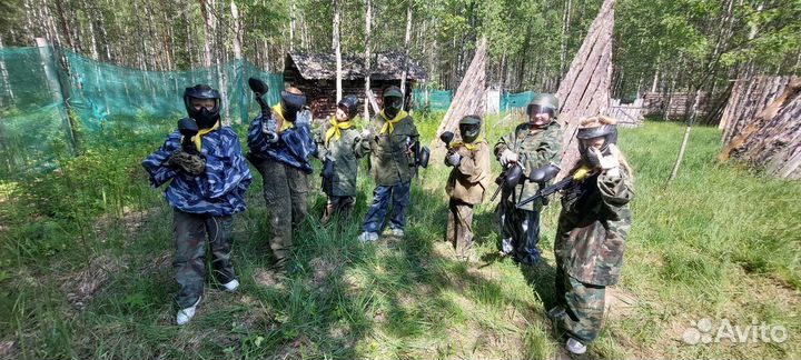 Игра в пейнтбол