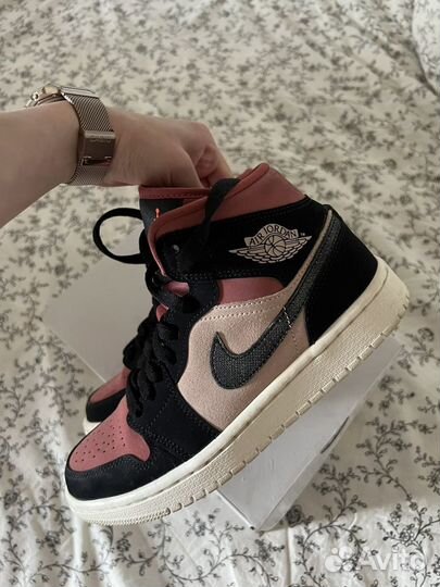 Кроссовки Air Jordan mid ‘Dusty Pink’ 36