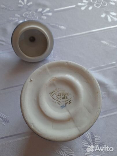 Посуда Гжель, СССР, ручная работа