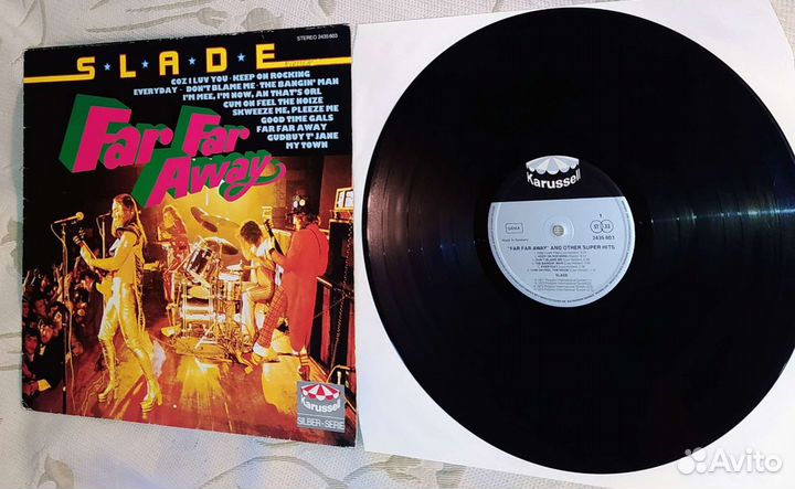 Slade Far Far Away 1975 Germany LP Оригинал