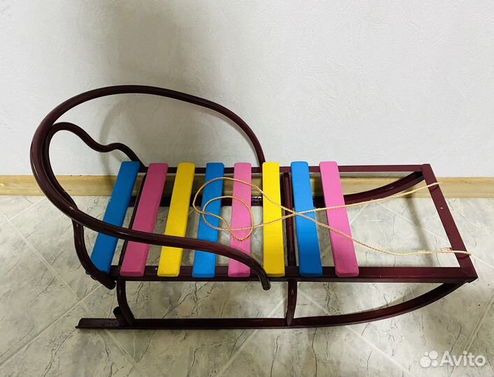 Детские зимние санки,отличное состояние