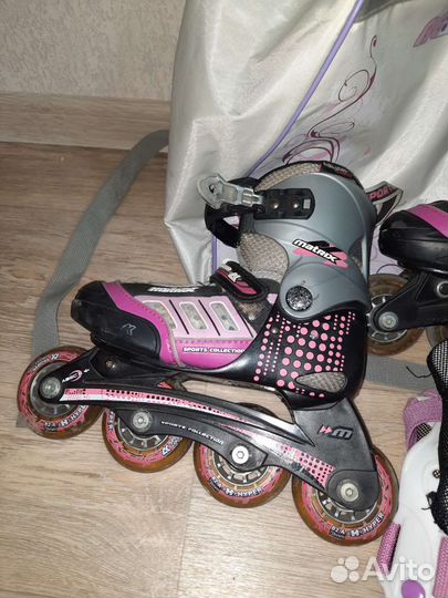 Роликовые коньки детские 27-30