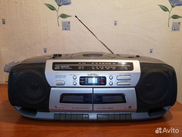 Магнитола двухкассетная c CD aiwa CSD-SR535 EZ