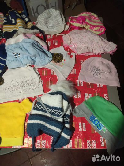 Детские шапочки бу