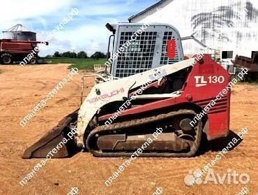 Стекло для мини-погрузчика Takeuchi Tl 130/140 с г