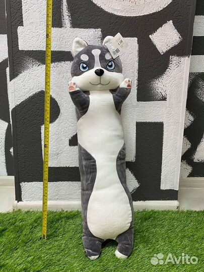 Плюшевый хаски-батон