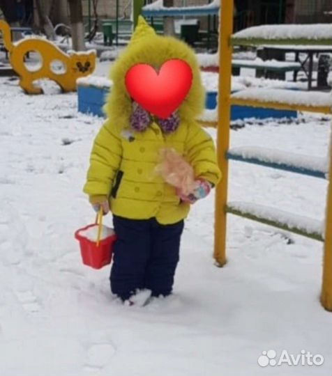 Зимний костюм для девочки