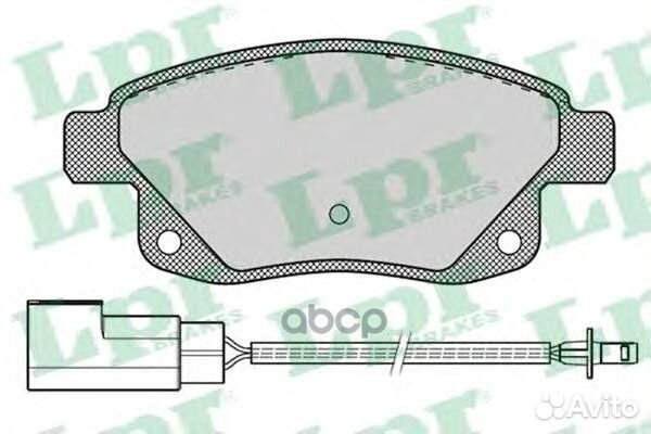 Колодки торм. дисковые 05p1261 Lpr