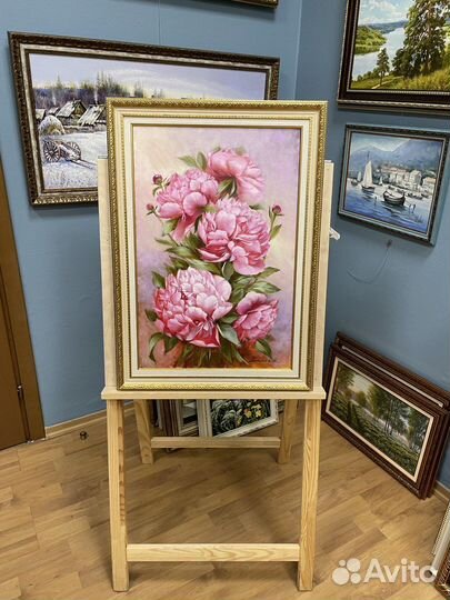 Картина маслом, цветы 