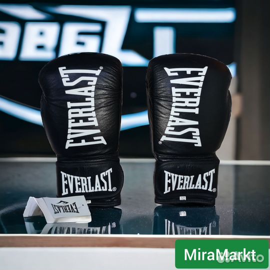 Боксерские перчатки Everlast 14/16/18 oz. Кожа