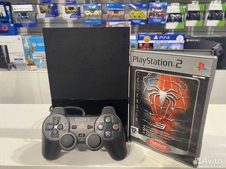Sony PS2 Slim + Spider Man 3 / магазин на Арбате